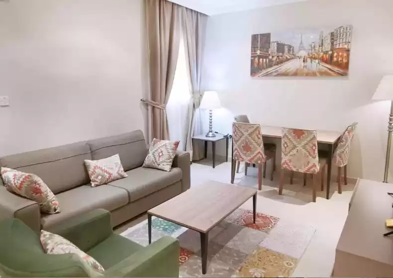 Residential Ready Property 1 Bedroom F/F Apartment  for rent in Doha #9278 - 1  image 